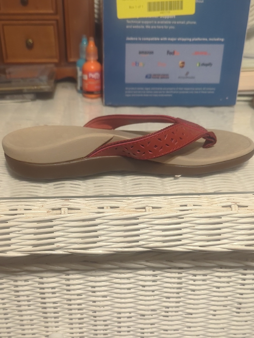 Vionic Women's Sandals in Brown and Tan - Picture 9 of 9